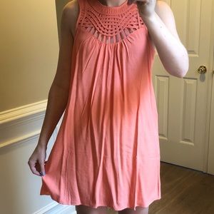 Orange/peach Mini Dress